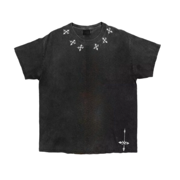 Designer Feitan HunterxHunter Asit Yıkamalı Oversized T-Shirt