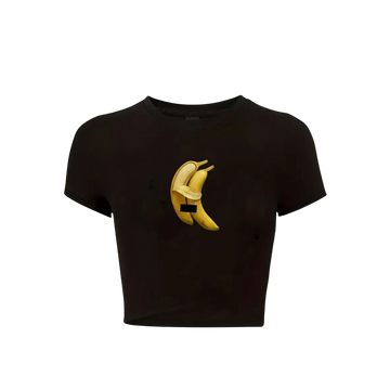 Banana Drama Crop T-Shirt
