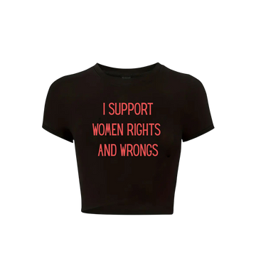 Support All Women Crop T-Shirt