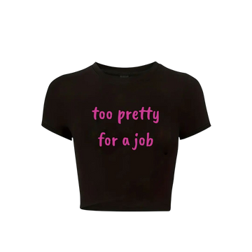 Too Pretty Crop T-Shirt