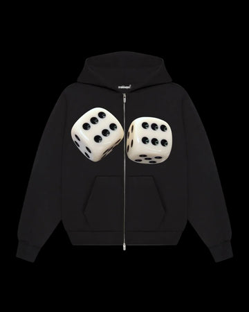 Double Dice Zip Hoodie