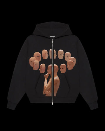 Many Faces Zip Hoodie