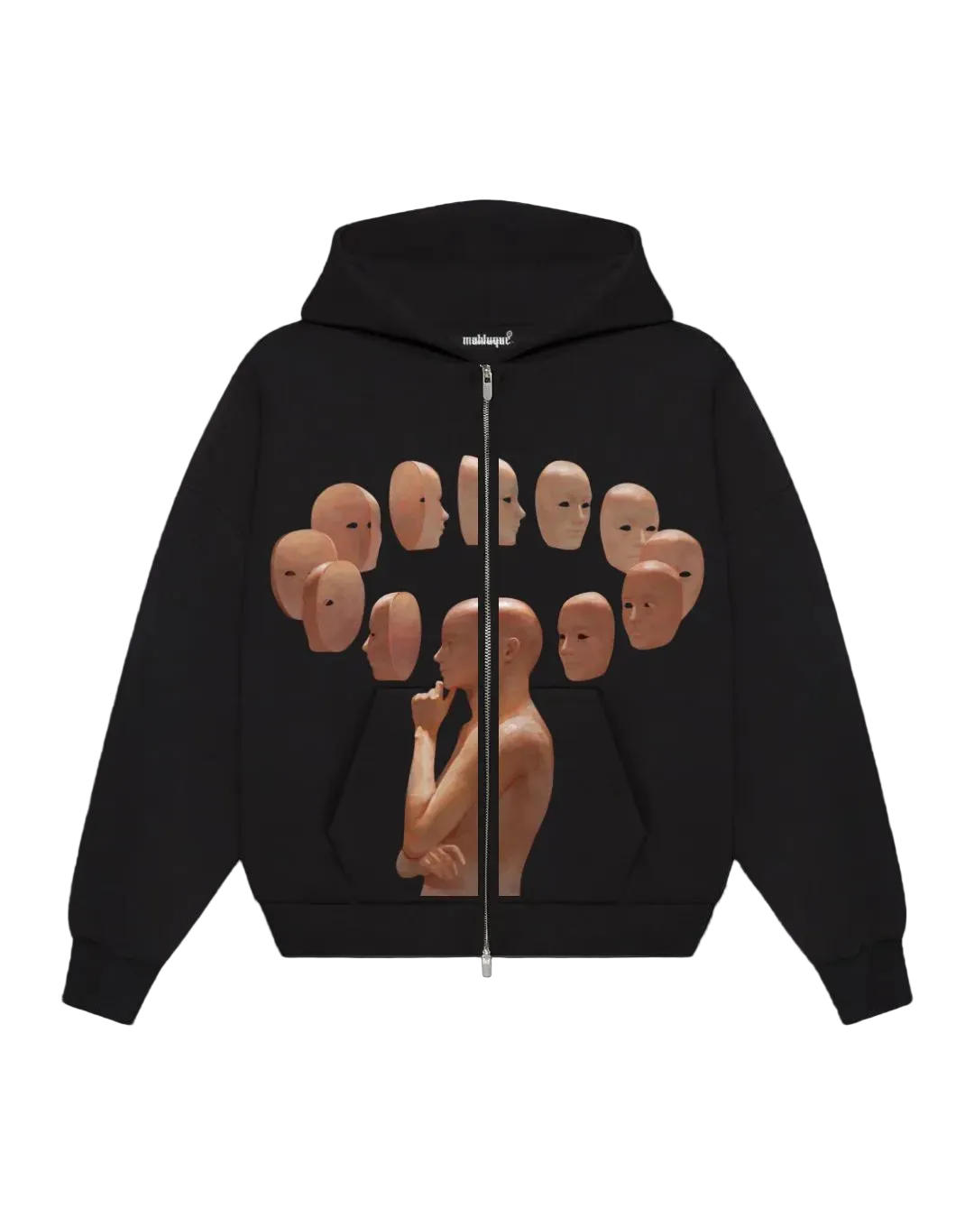 Many Faces Zip Hoodie