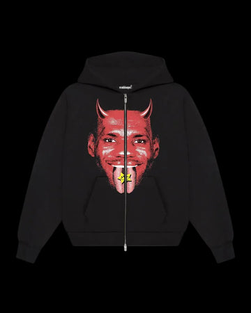 Devil Smile Zip Hoodie