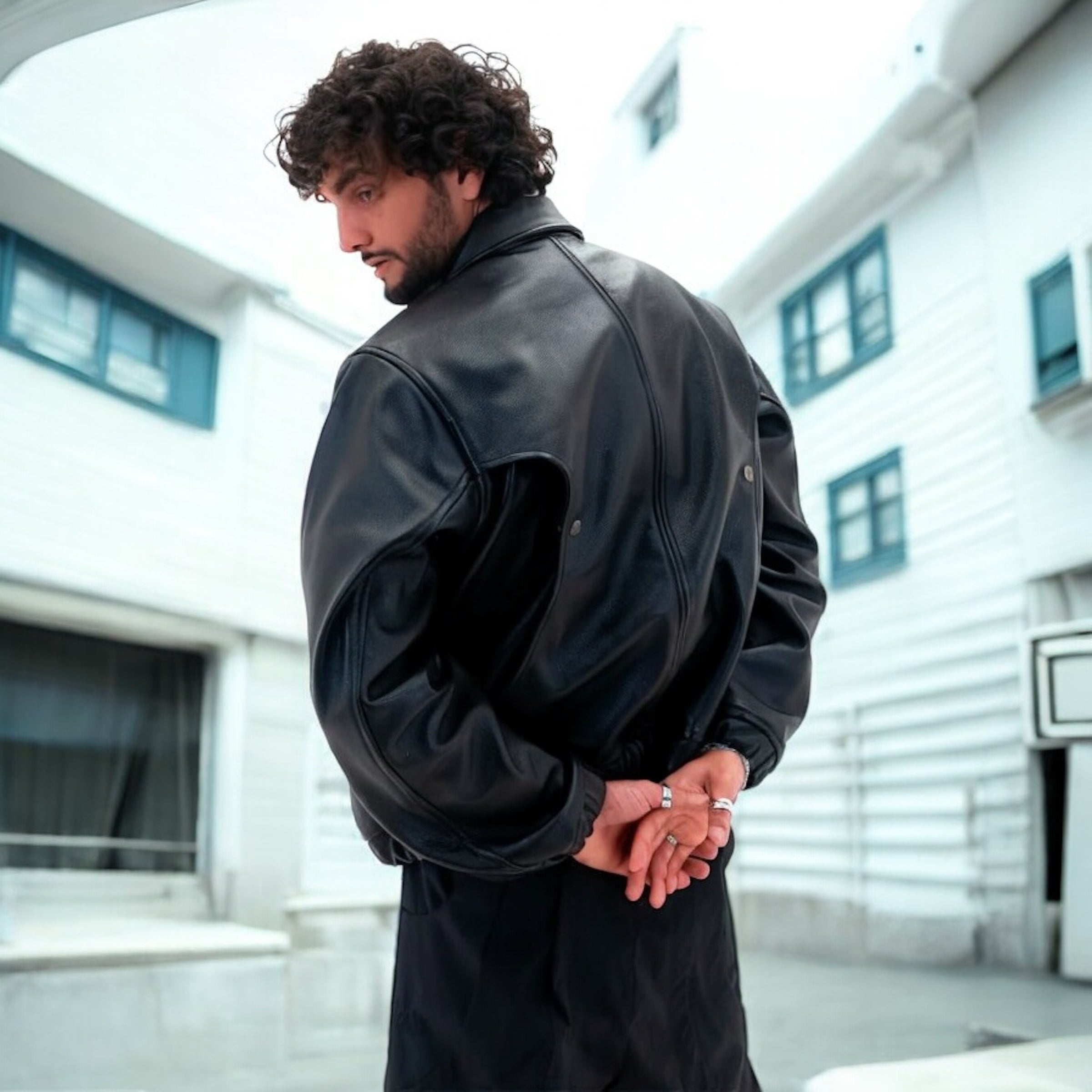 Designer Harrow Leather Jacket Unisex