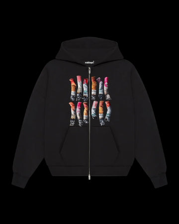 Burnout Zip Hoodie
