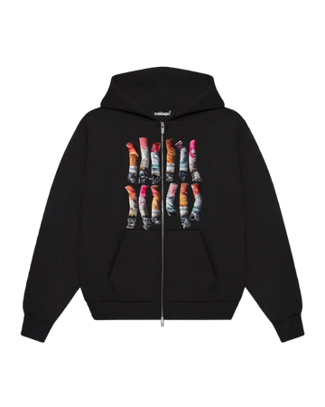 Burnout Zip Hoodie