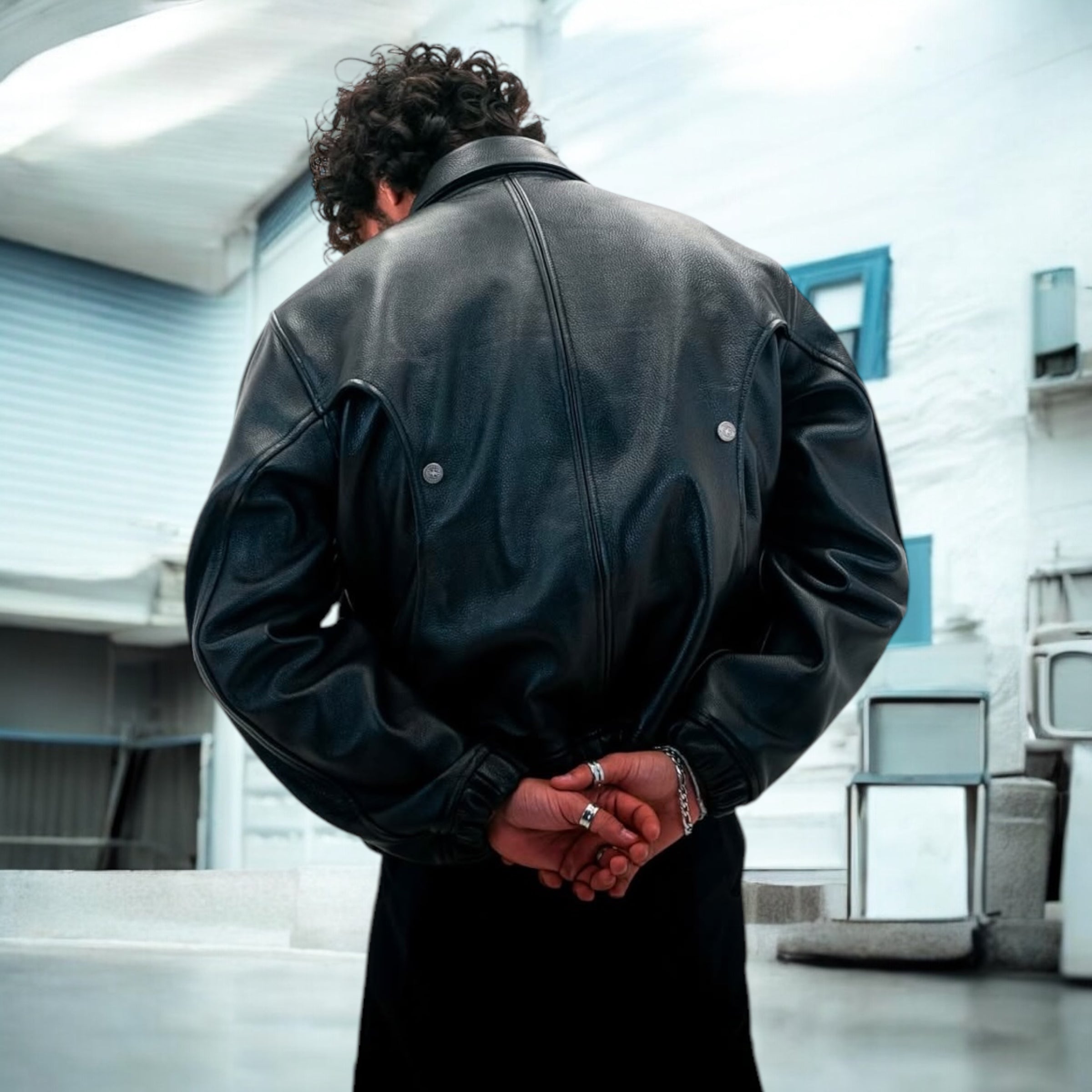 Designer Harrow Leather Jacket Unisex