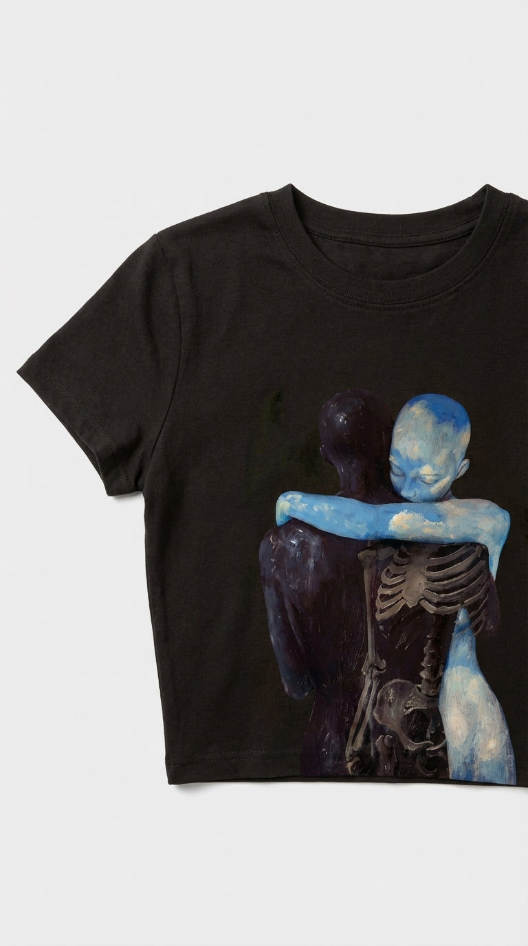 Ethereal Embrace Crop T-Shirt