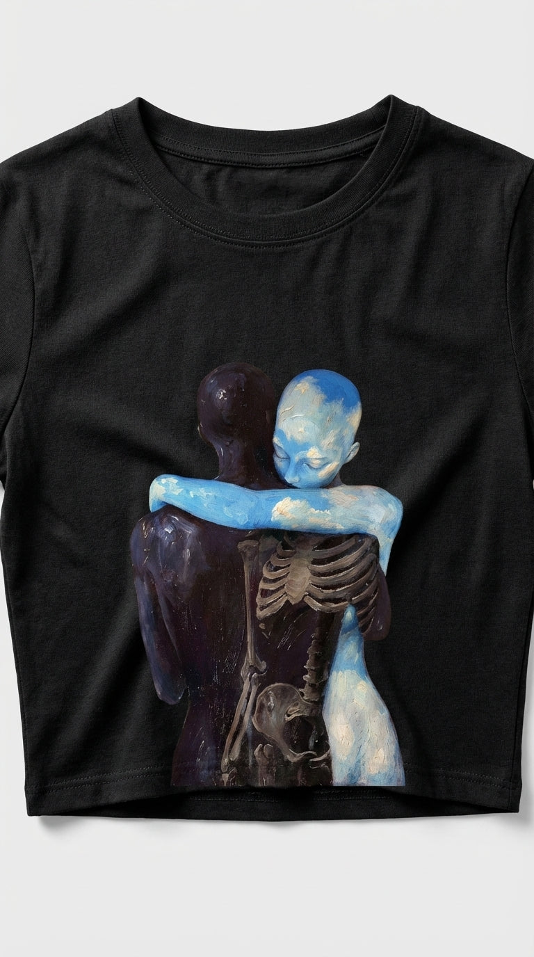 Ethereal Embrace Crop T-Shirt