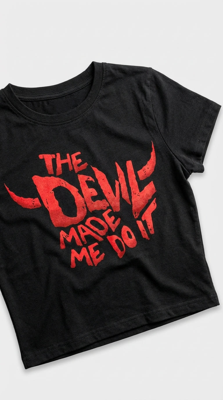 Devil Inside Crop T-Shirt