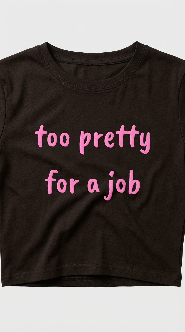 Too Pretty Crop T-Shirt