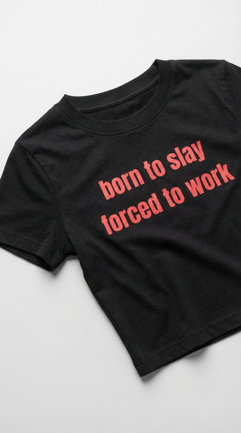 Slay Mode Crop T-Shirt