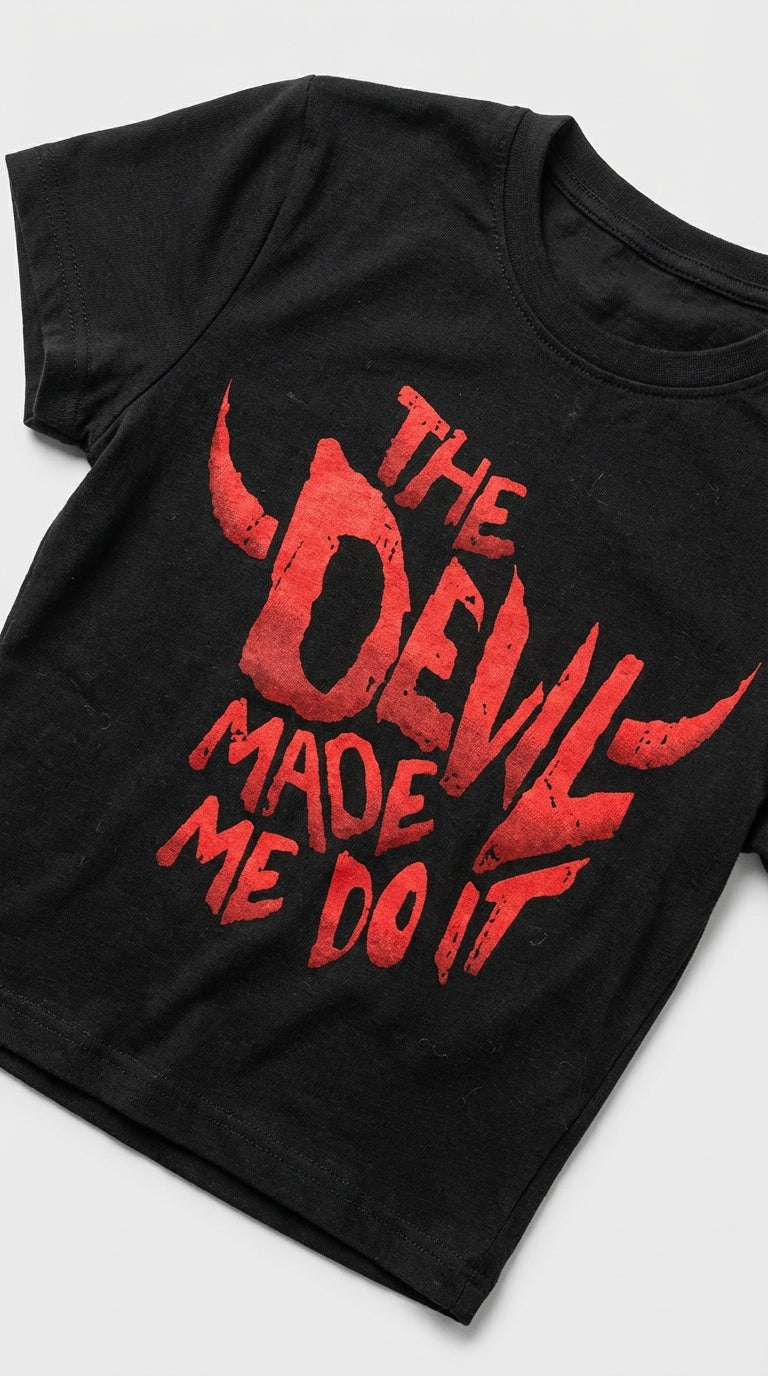 Devil Inside Crop T-Shirt