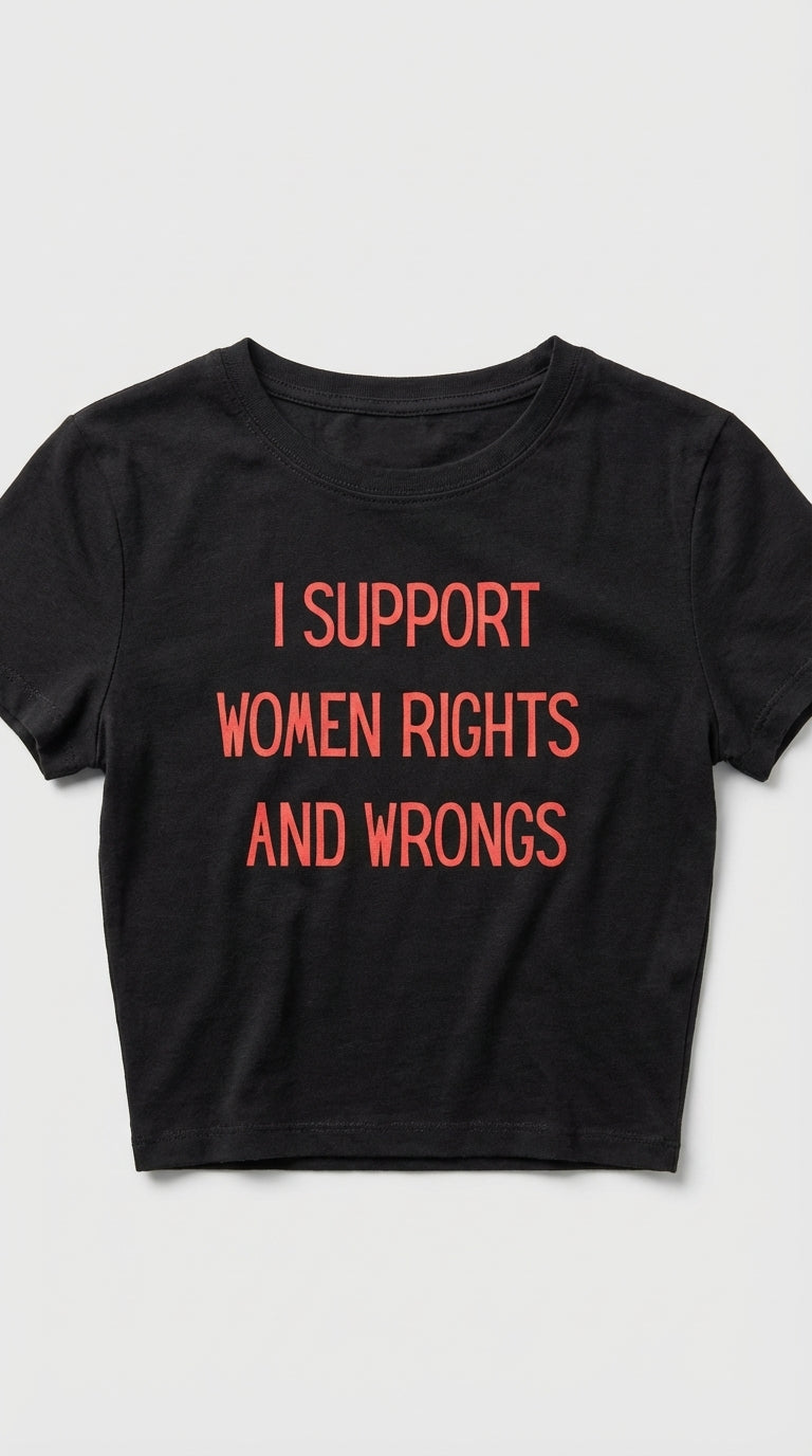 Support All Women Crop T-Shirt