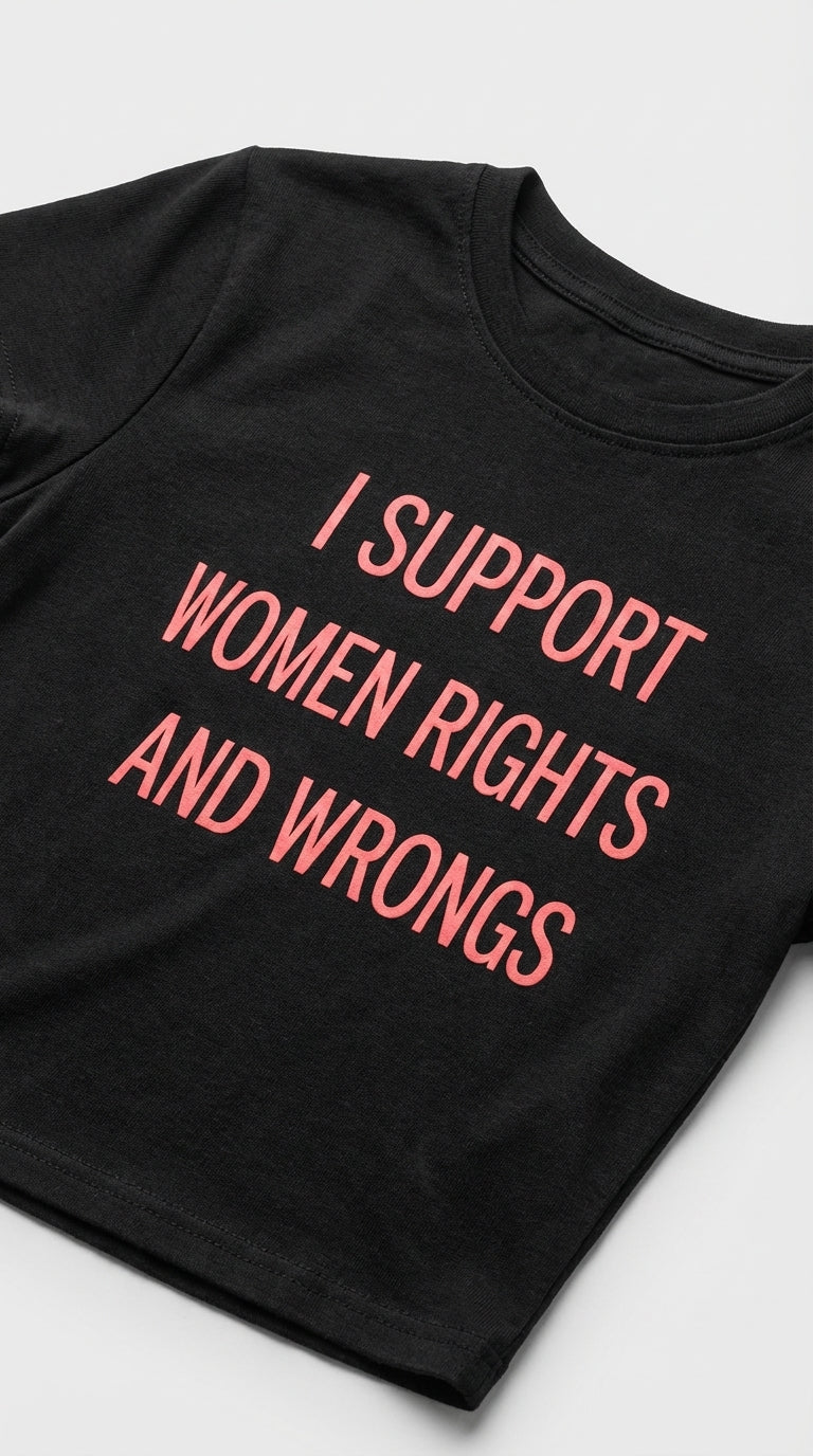 Support All Women Crop T-Shirt