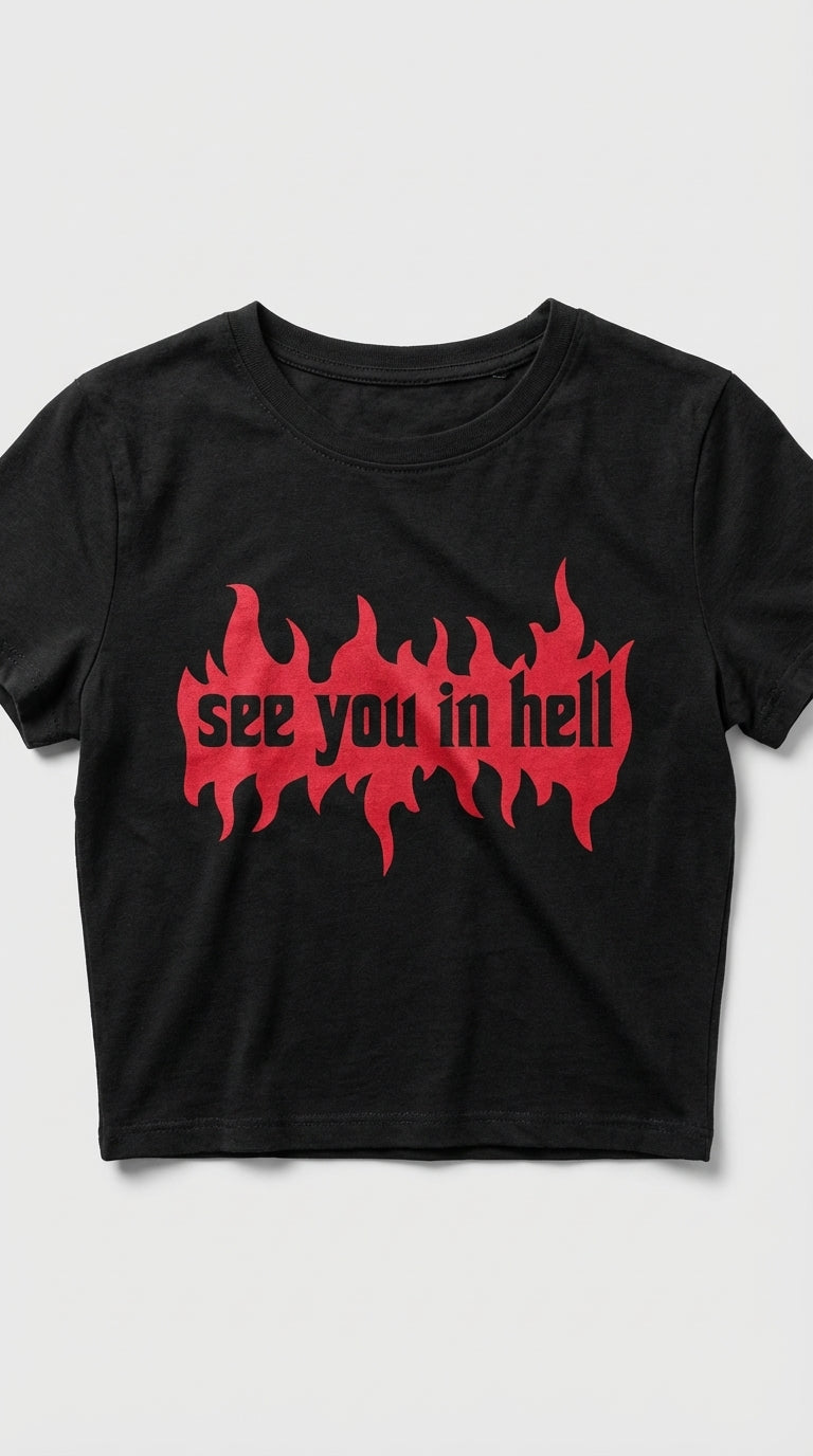 Hellfire Crop T-Shirt