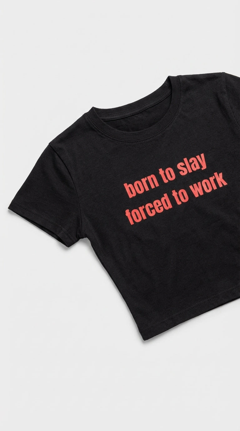 Slay Mode Crop T-Shirt