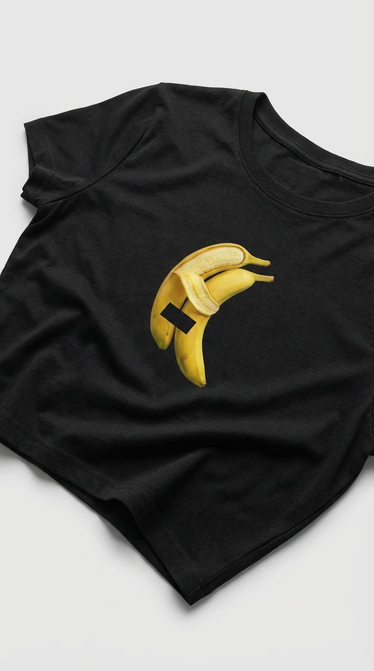 Banana Drama Crop T-Shirt