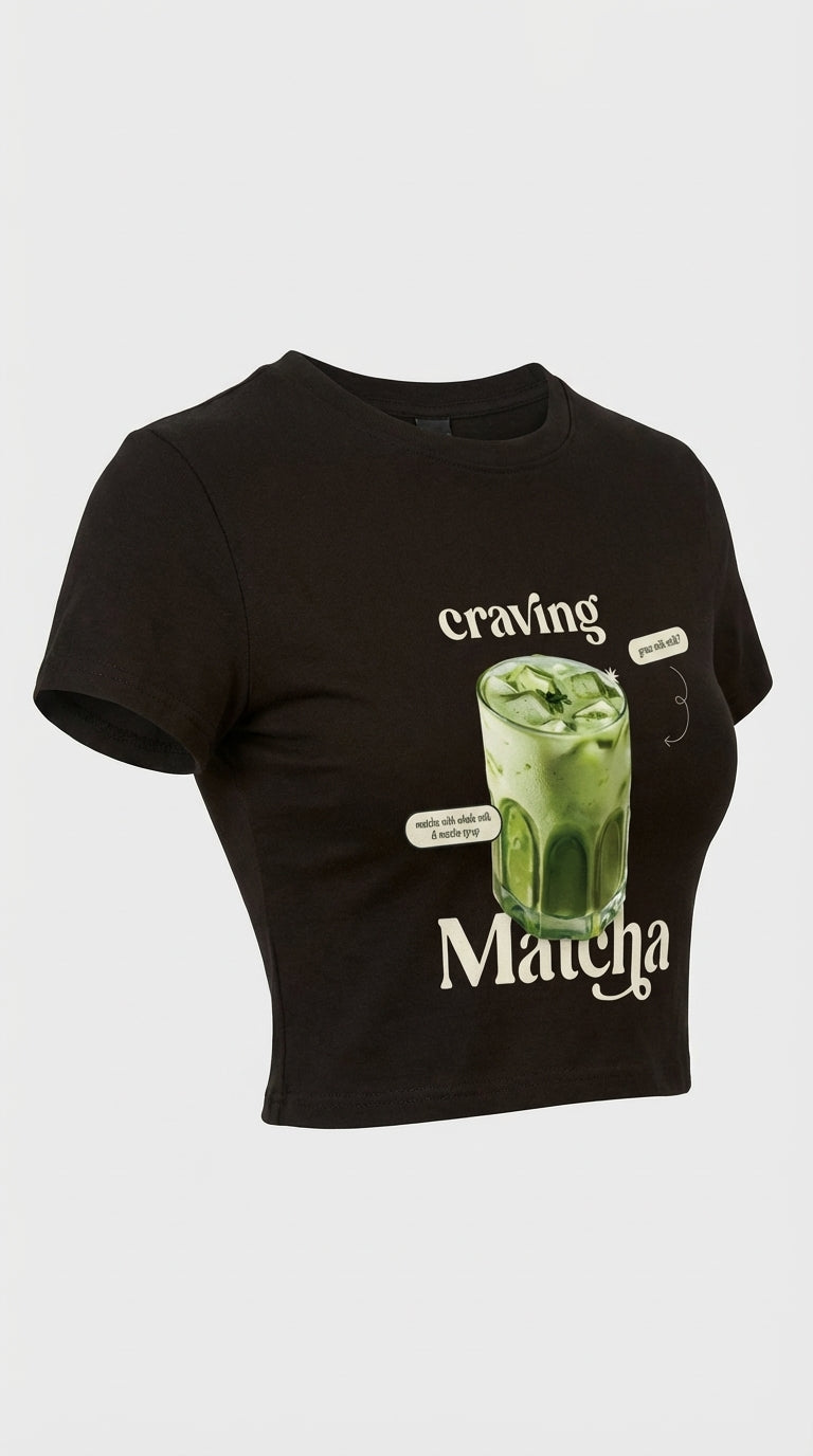 Craving Matcha Crop T-Shirt