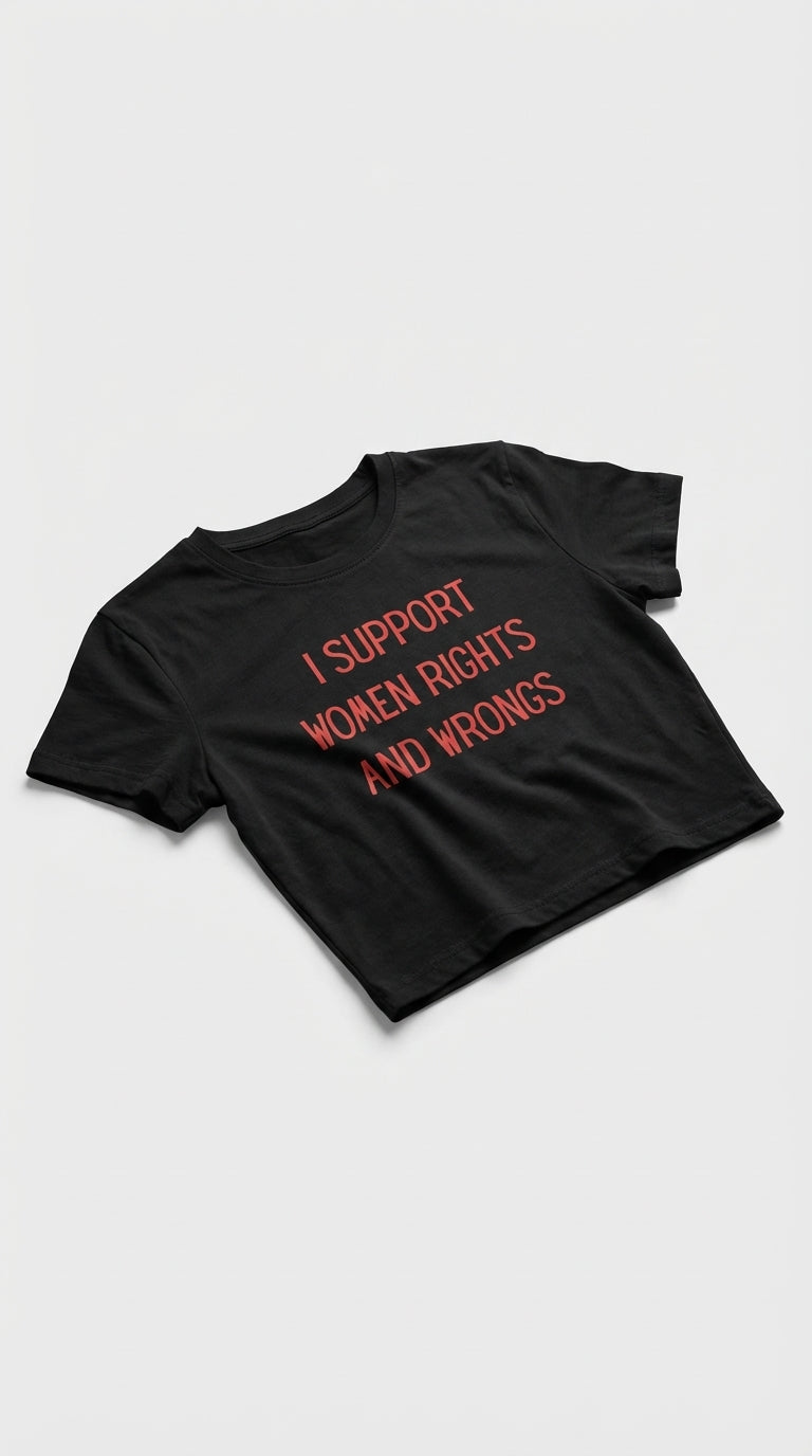 Support All Women Crop T-Shirt