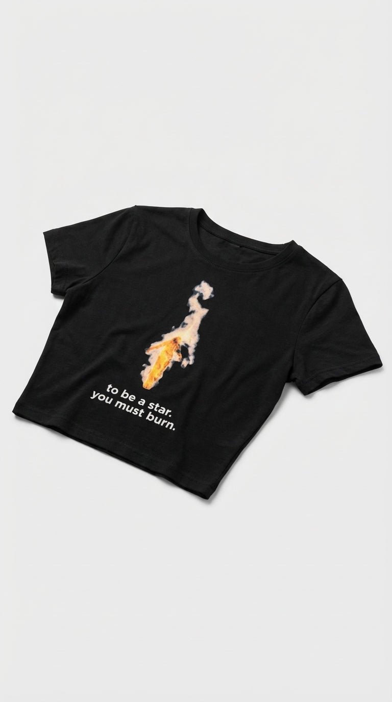 Burn Bright Crop T-Shirt