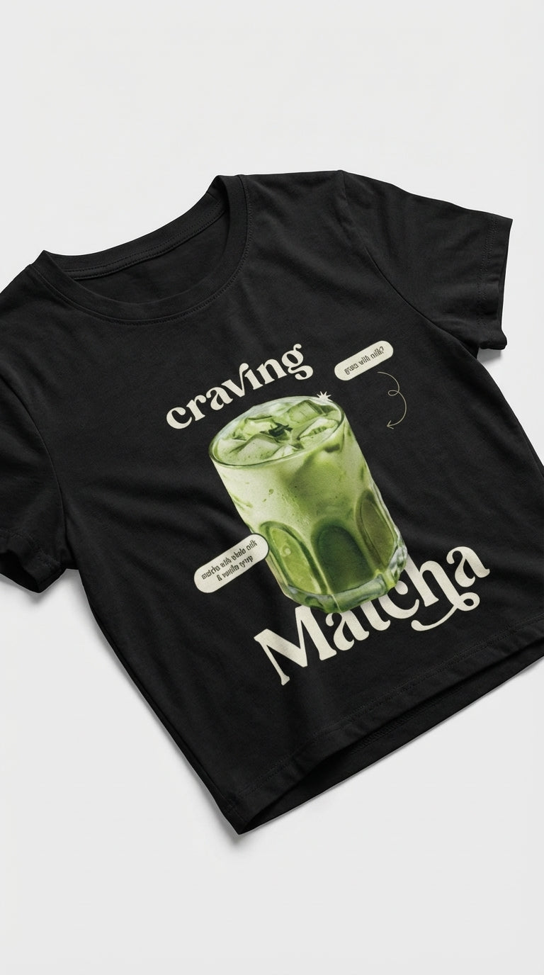Craving Matcha Crop T-Shirt