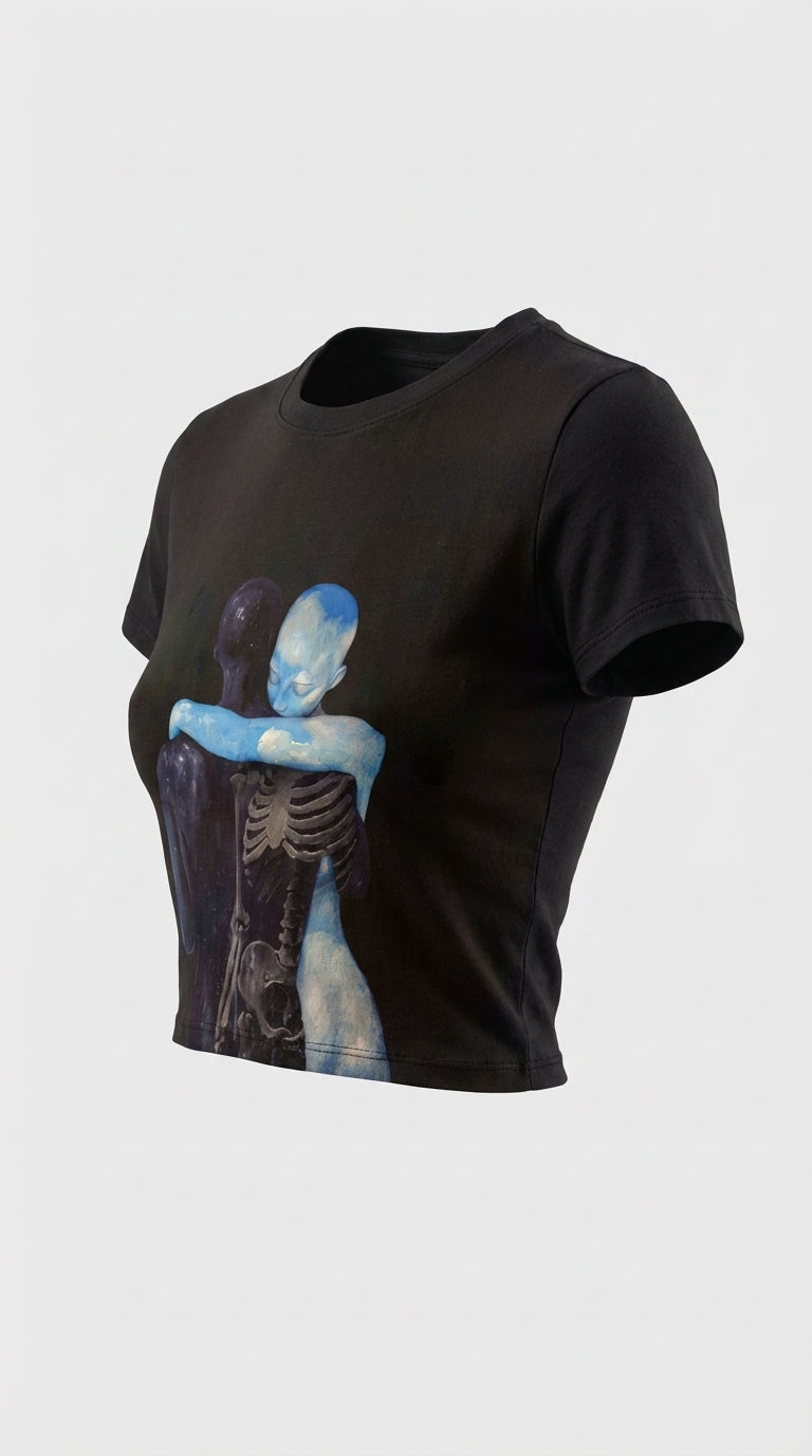 Ethereal Embrace Crop T-Shirt