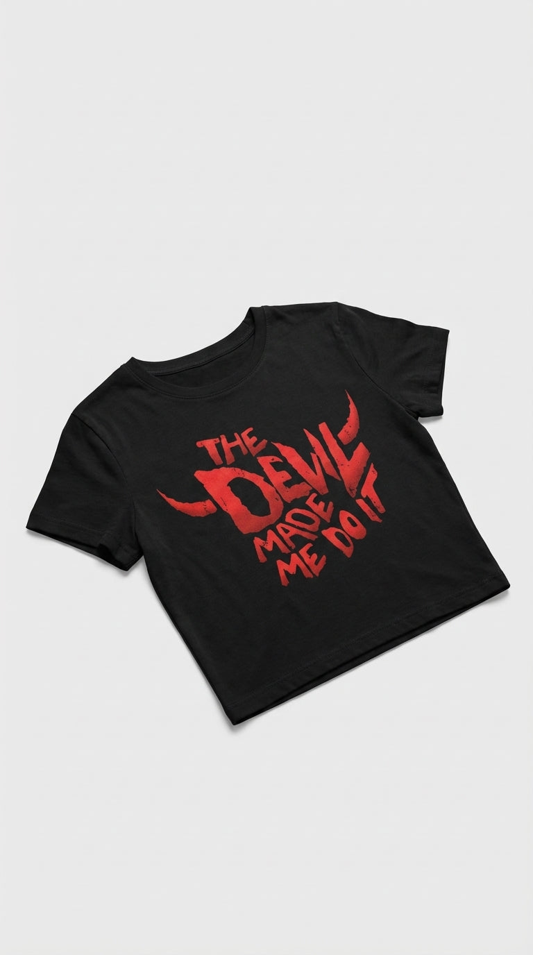 Devil Inside Crop T-Shirt