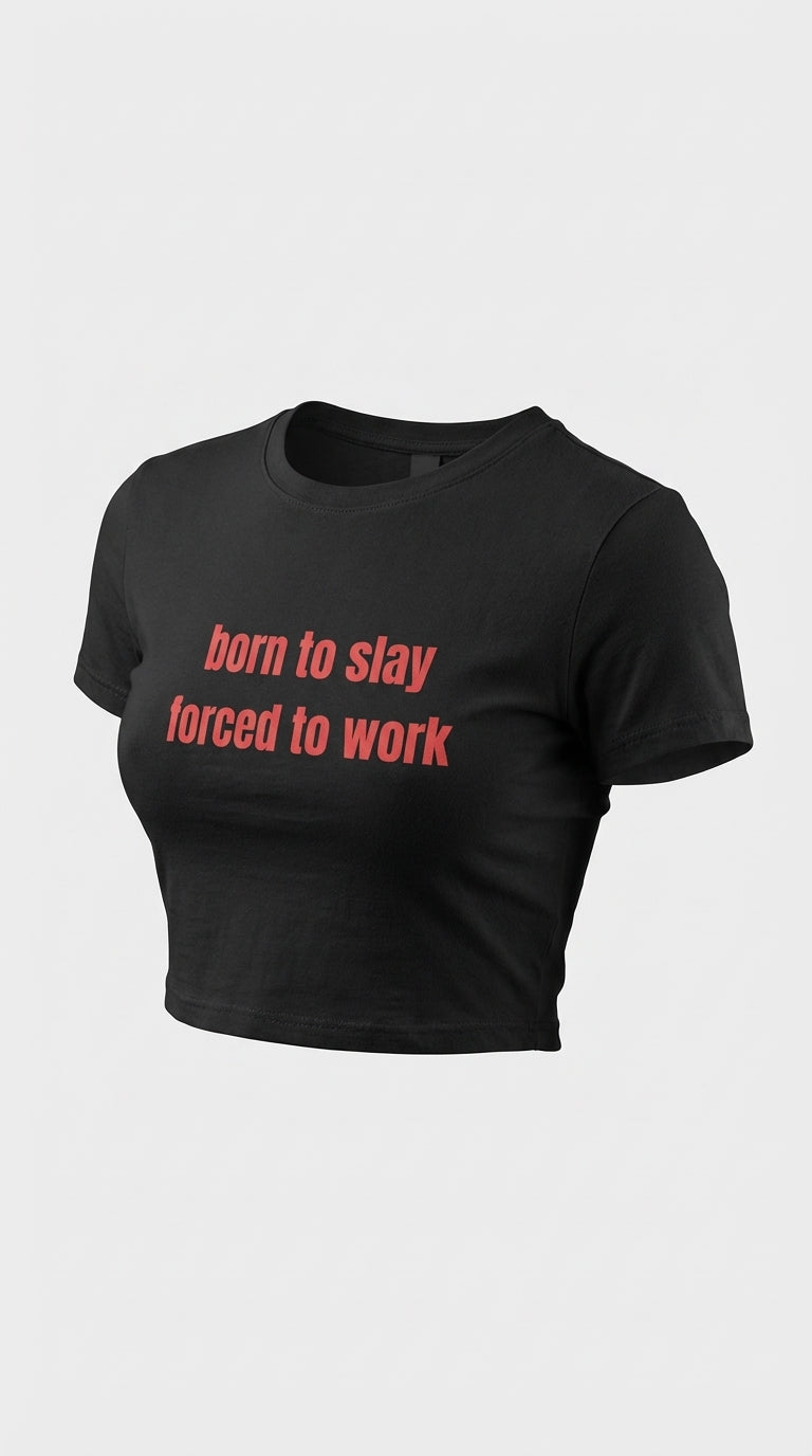 Slay Mode Crop T-Shirt