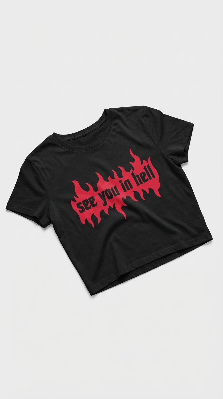 Hellfire Crop T-Shirt