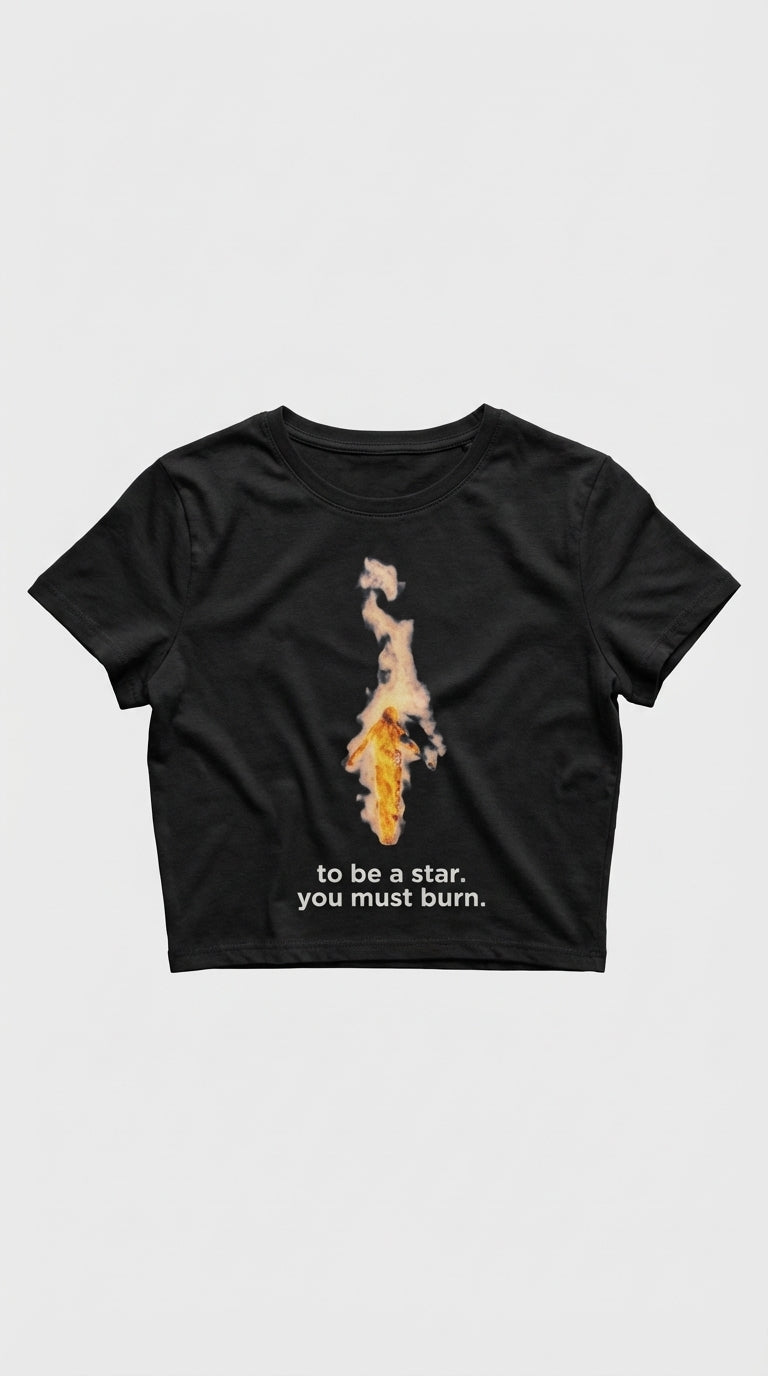 Burn Bright Crop T-Shirt