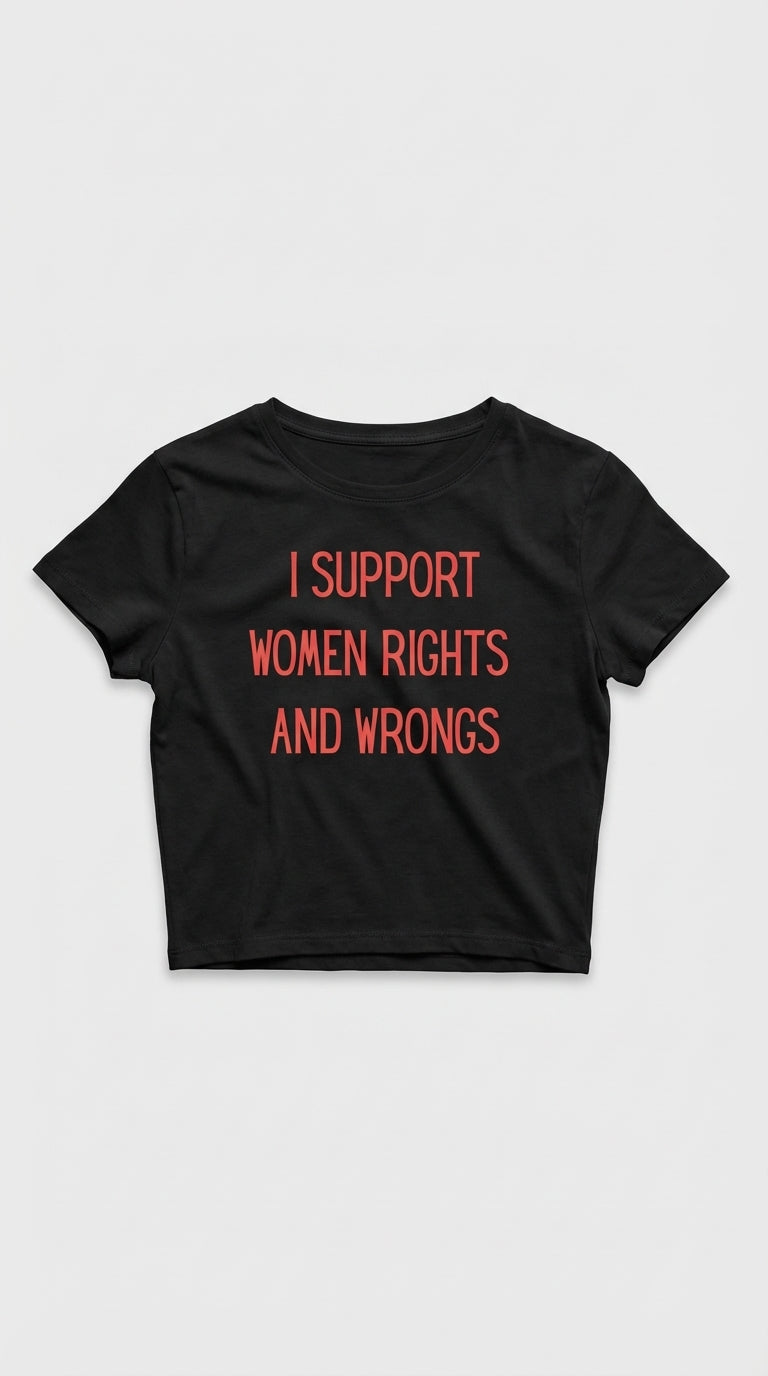 Support All Women Crop T-Shirt