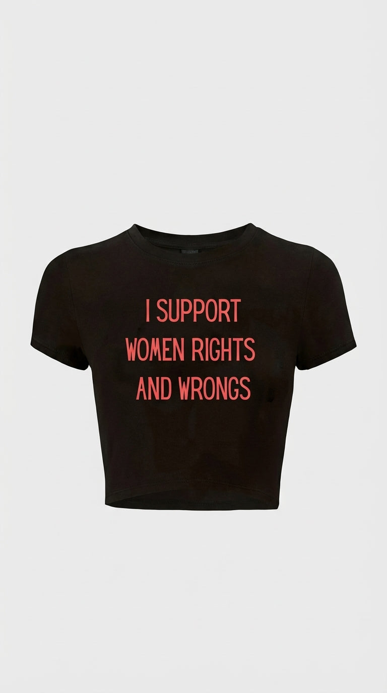 Support All Women Crop T-Shirt