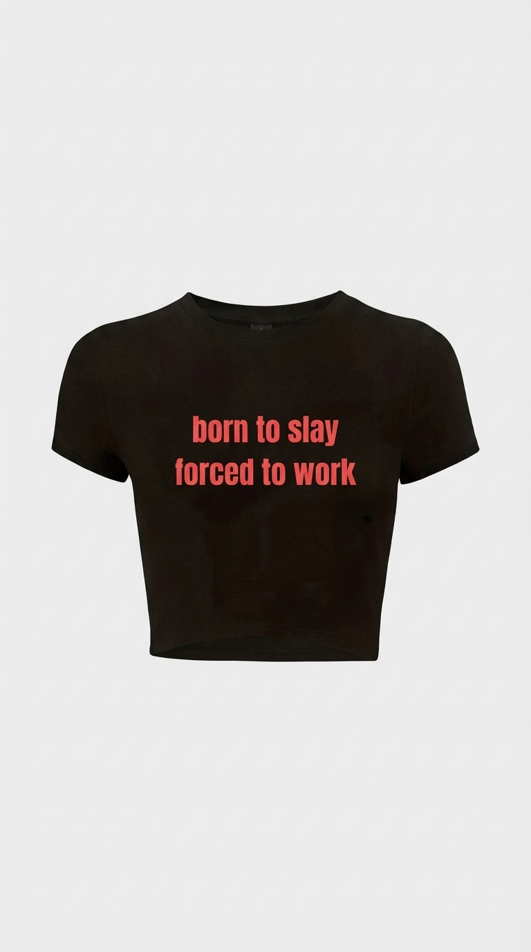 Slay Mode Crop T-Shirt