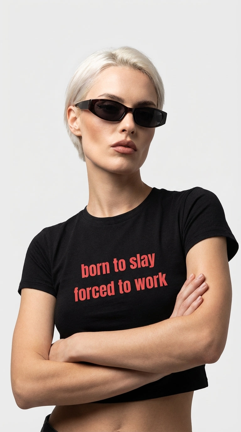 Slay Mode Crop T-Shirt