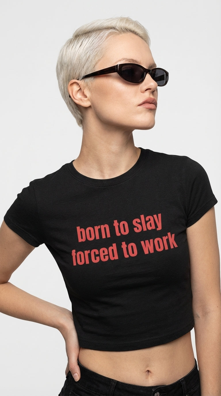 Slay Mode Crop T-Shirt