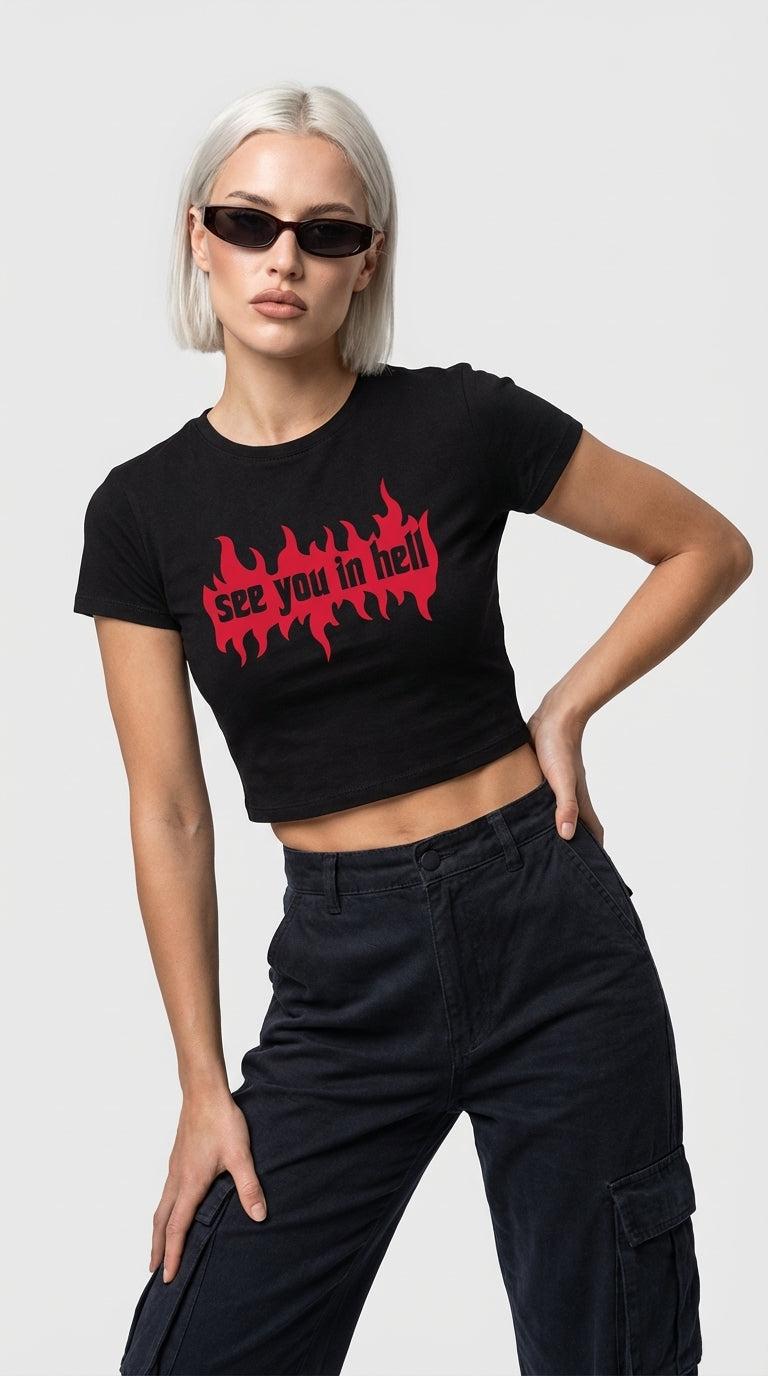 Hellfire Crop T-Shirt