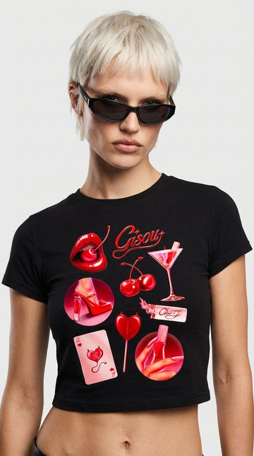 Cherry Bomb Crop T-Shirt