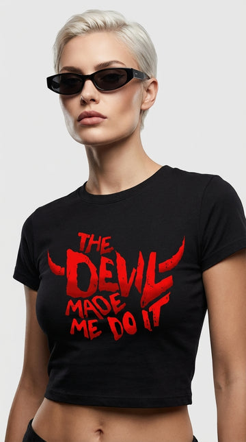 Devil Inside Crop T-Shirt