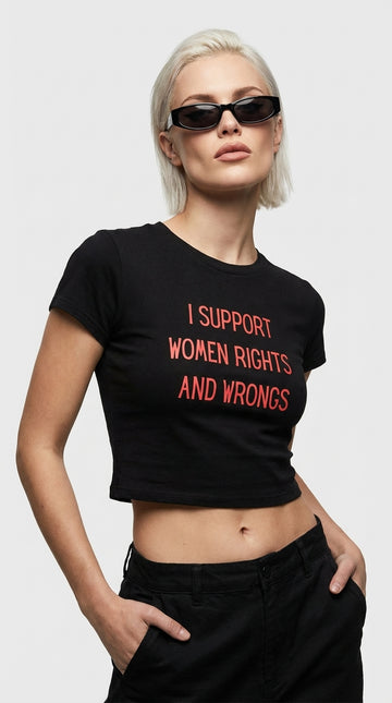 Support All Women Crop T-Shirt