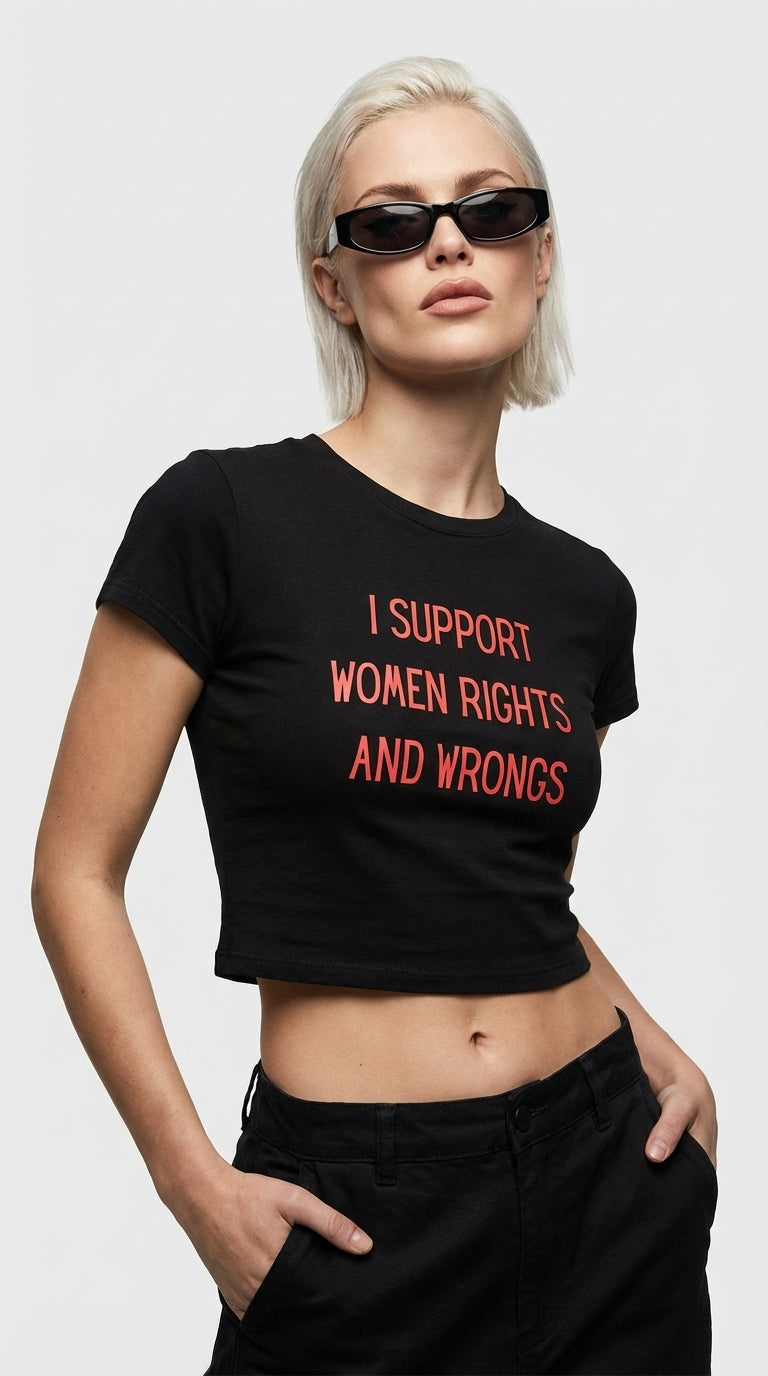 Support All Women Crop T-Shirt