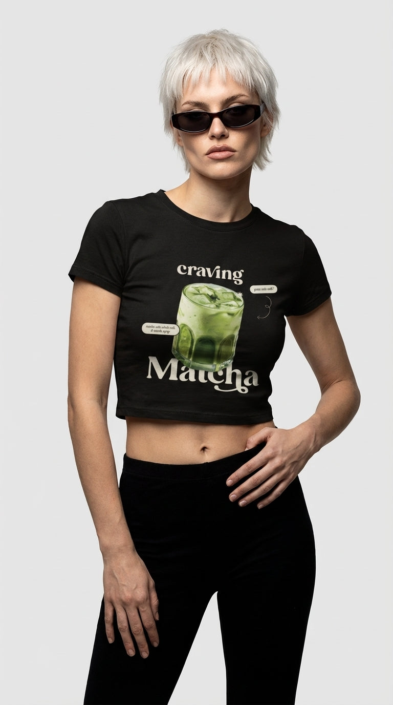 Craving Matcha Crop T-Shirt
