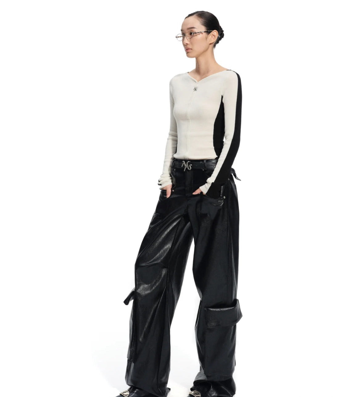 Balbond Leather Pants