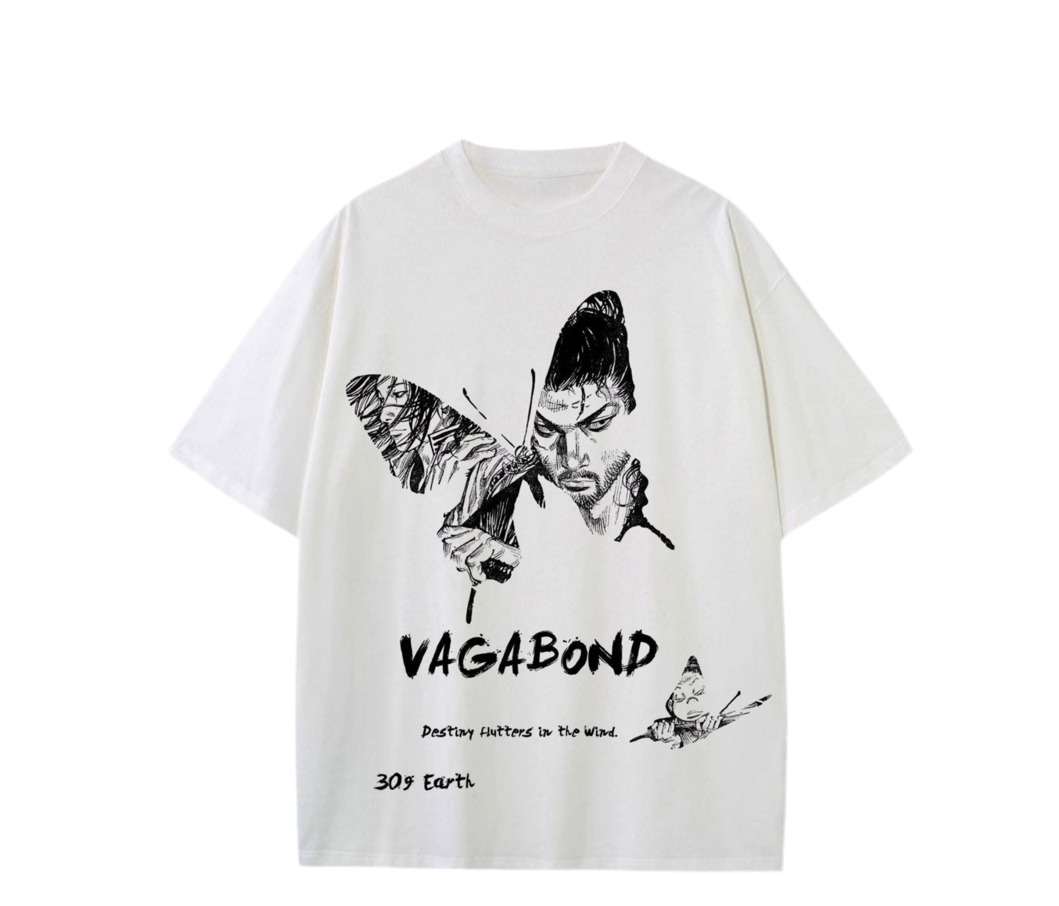 Vagabond Oversize White T-Shirt