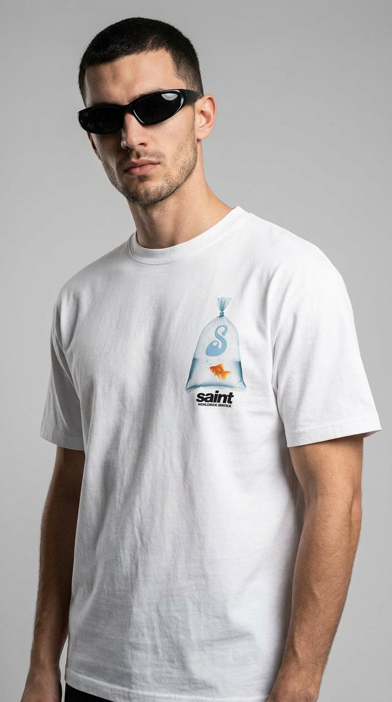 S Fish Oversized Tee