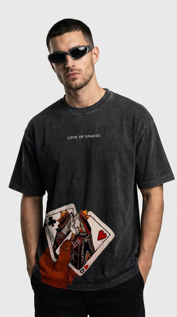 Love of Spades Oversized Tee