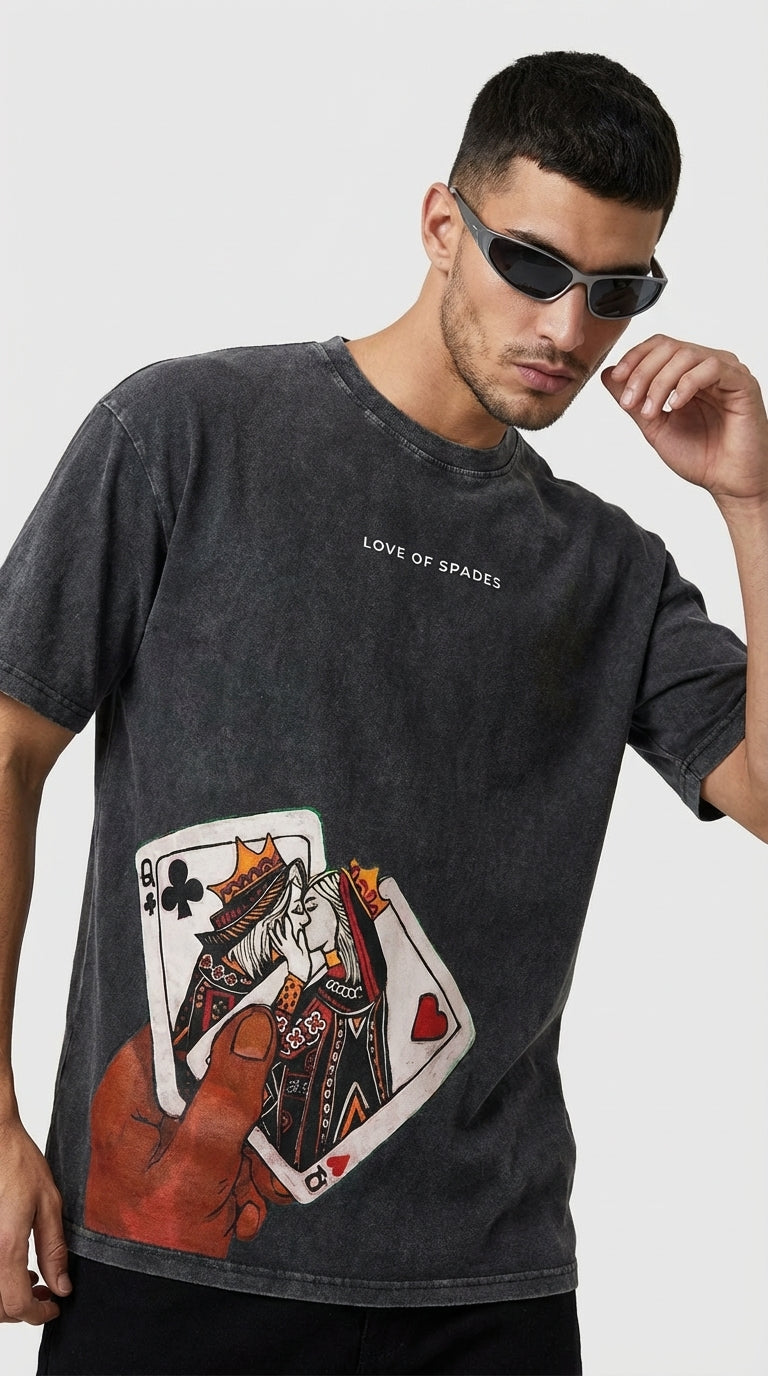 Love of Spades Oversized Tee