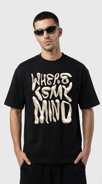 Puffy Blacked Oversized T-Shirt