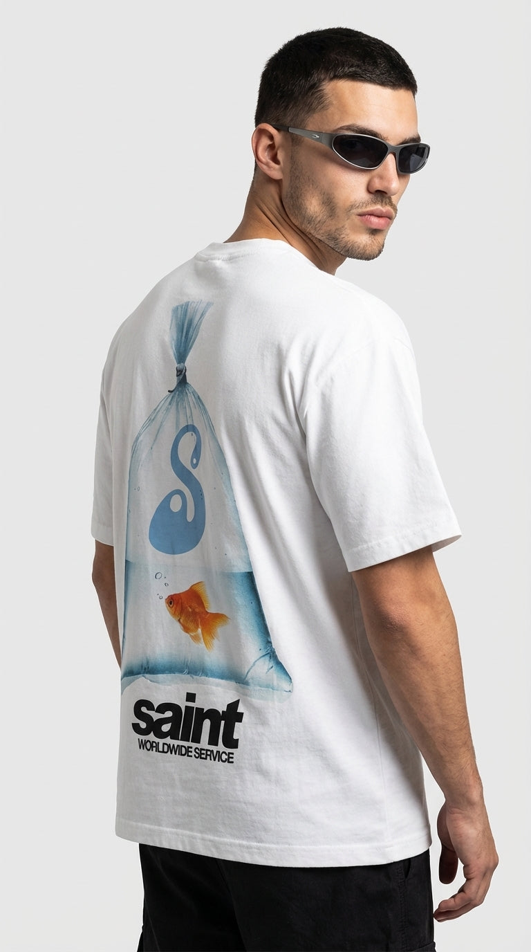 S Fish Oversized Tee